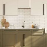  Ručke za ormarić 10 kom crne 480 mm od nehrđajućeg čelika | shoptok.hr