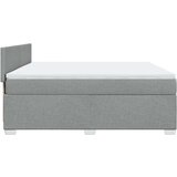 vidaXL Krevet s oprugama i madracem svjetlosivi 180x200 cm od tkanine | shoptok.hr