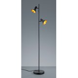 REALITY Črna stoječa svetilka s kovinskim senčilom (višina 144 cm) Nina – | Shoptok.si