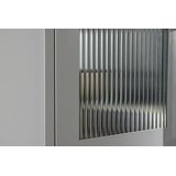 Venture Home vitrina La Paz 35 × 160 × 70 cm, svijetlosiva | shoptok.hr