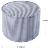 Wigiwama Moder otroški tabure iz rebrastega žameta – | Shoptok.si