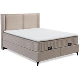 Hom`in POSTELJA Z VZMETNICO 160 cm x 200 cm , kovina, umetna masa, tekstil, leseni material bež Cene