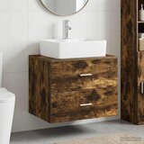  Set namještaja za kupaonicu Dimljeni hrast Konstruirano drvo Smeđa 62.5 x 44.5 x 50 cm Cijene
