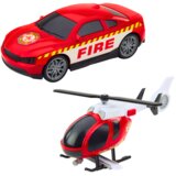  Fire Truck Helicopter Car Lights Sounds Set | shoptok.hr