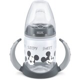 Nuk First Choice Mickey Mouse šalica za učenje pijenja s ručkama 6m+ Grey 150 ml | shoptok.hr