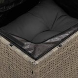  Kutna vrtna sofa od poliratana s jastucima siva | shoptok.hr