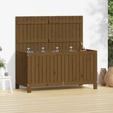 vidaXL vrtna škatla medeno rjava 121x55x64 cm borovina | Shoptok.si