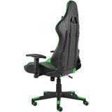 vidaXL Okretna igraća stolica zelena PVC | shoptok.hr
