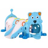  MamaKids dječji tunel s toboganom, plavi medvjedić 185 cm | shoptok.hr