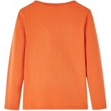  Dječja majica s dugim rukavima tamnonarančasta 116 | shoptok.hr