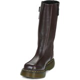 Dr. Martens Polškornji BUZZ HIGH BOOT DARK BROWN MILLED GLOSS Kostanjeva | Shoptok.si
