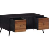  Klubska mizica 90x50x41 cm trdna predelana tikovina, (21008125) | Shoptok.si