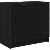  Set ormarića za kupaonicu 2 pcs Crni hrast Konstruirano drvo | shoptok.hr