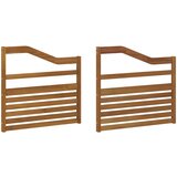  Nasloni ruku 2 pcs Smeđa 79 x 4 x 73 cm Konstruirano drvo | Eponuda.com