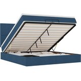 Otomanski okvir kreveta s madracima plavi 200x200cm tkanine | shoptok.hr