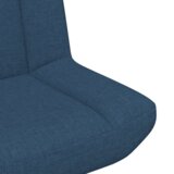  Fotelja Plava Tkanina Srednja Ergonomska Fotelja za opuštanje | shoptok.hr