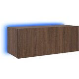  Zidni TV ormarić s LED svjetlima boja hrasta 80x35x31 cm | shoptok.hr