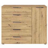 Rauch Möbel KOMODA, barve kroma, hrast artisan | Shoptok.si