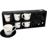 Sigma Set šoljica za kafu 180ml 6/1 porcelan Happy rxg-n24106b, Beli cene