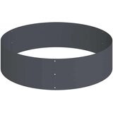  Vrtna saksija Antracit 120 x 120 x 20 cm Čelična vrata - Čelik/ antracit Ø 120 cm | shoptok.hr