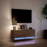  Zidni TV ormarić LED smeđa boja hrasta 100x31x38 cm | shoptok.hr