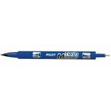 Pilot marker z dvojno konico, moder Cene