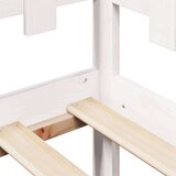 vidaXL Dnevna postelja s predali bela 90x190 cm trdna borovina | Shoptok.si