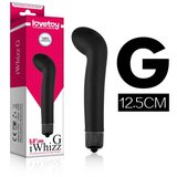 Lovetoy crni vibrator sa zakrivljenjem za stimulaciju G-tačke LVTOY00214 | ePonuda.com