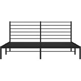  Metalni okvir za krevet s uzglavljem crni 183x213 cm | shoptok.hr