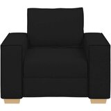 vidaXL Sofa fotelja crna 60 cm tkanina | shoptok.hr