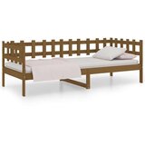  Dnevna postelja medeno rjava 90x200 cm trdna borovina, (20684700) | Shoptok.si