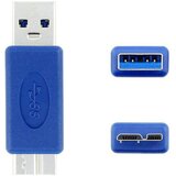 Optimus Adapter (USB 3.0 muški na Micro USB 3.0 muški, plavi) | shoptok.hr