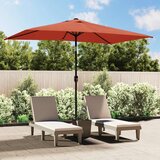 Vanjski suncobran s metalnim stupom 300 x 200 cm terakota | shoptok.hr