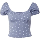 Hollister Majica dimno modra / bela | Shoptok.si
