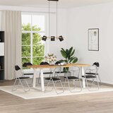  Sklopiva stolica 8 pcs Crna i Siva 48 x 43,5 x 81 cm Lažna koža | shoptok.hr