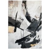 Styler Slika z ročno naslikanimi elementi 70x100 cm Ash – | Shoptok.si