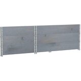  Okviri za palete 3 kom sivi 120 x 80 cm od masivne borovine | Eponuda.ba