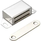 10 kosov sesalnega omarice z močnim magnetom, velike velikosti silver, (21278076)