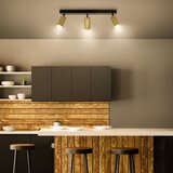  Brilagi - Plafonsko spot svetlo SELE GOLDEN 3xGU10/30W/230V crno/zlatno | Eponuda.com