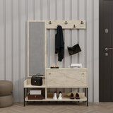 Hanah home Nonso - Travertine Travertine Shoe Cabinet | ePonuda.com