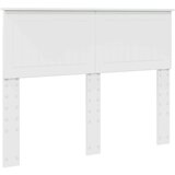  Uzglavlje s uzglavljem Sjajno bijelo 135 cm Konstruirano drvo | shoptok.hr