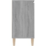  Komoda siva boja hrasta 101x35x70 cm od konstruiranog drva | Eponuda.com