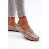 Boto Women's Beige Faux Suede Loafers Rerceria | shoptok.hr