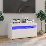 TV ormarić s LED svjetlima bijeli 75 x 35 x 40 cm | Eponuda.ba