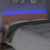  LED uzglavlje ružičasto 160x5x78/88 cm baršunasto | shoptok.hr