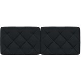 vidaXL Vzglavna stranica črna 120 cm blago | Shoptok.si