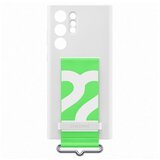 Samsung S22 Ultra silikonski ovitek s paščkom, bel | Shoptok.si