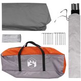  za zabave s krovom Siva i narančasta 500 x 500 x 350 cm | Eponuda.com