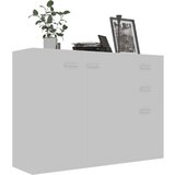  Komoda siva 105 x 30 x 75 cm od konstruiranog drva | shoptok.hr