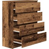 vidaXL Komoda starinski les 80x35x99 cm inženirski les | Shoptok.si